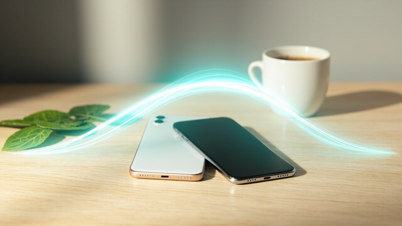 一台 Pixel 手机正在通过 Android 17 内置迁移功能无线接收 iPhone 中的照片与 eSIM 数据
